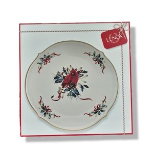 Lenox Winter Greetings Round Serving Platter